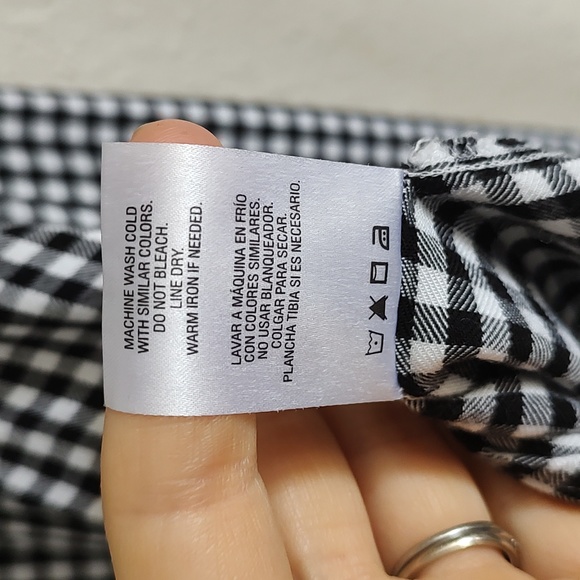 Canyon River Blues Gingham Button Up Blouse - Picture 9 of 11